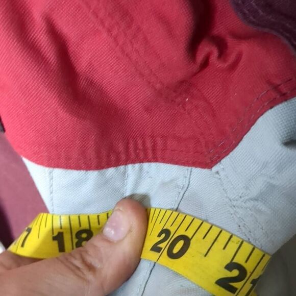 Volcom Nimbus Red Cream Colorblock Ski Snowboard Coat Riding M Medium - Picture 10 of 10